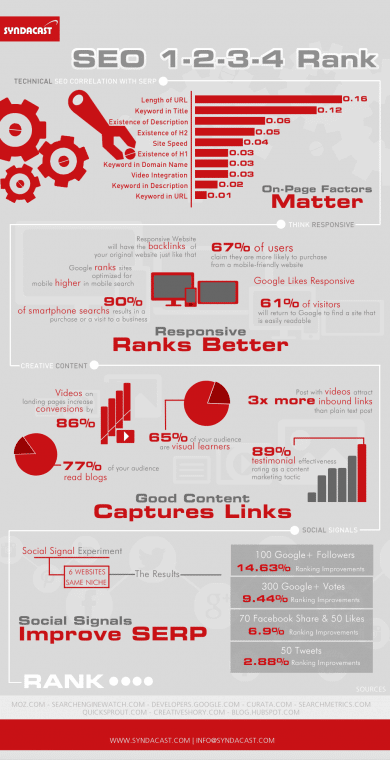 SEO Syndacast infographics