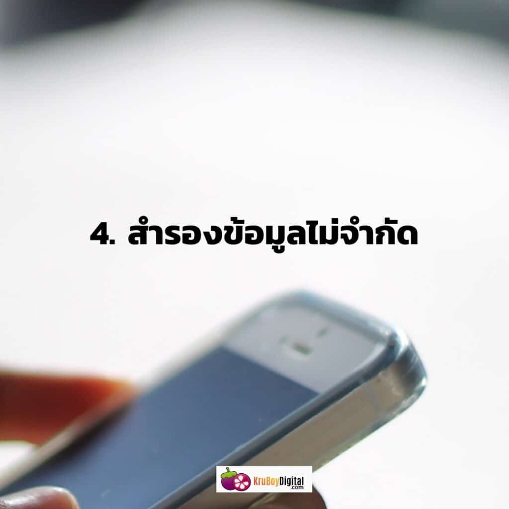 Line Premium สำรองข้อมูลไม่จำกัด